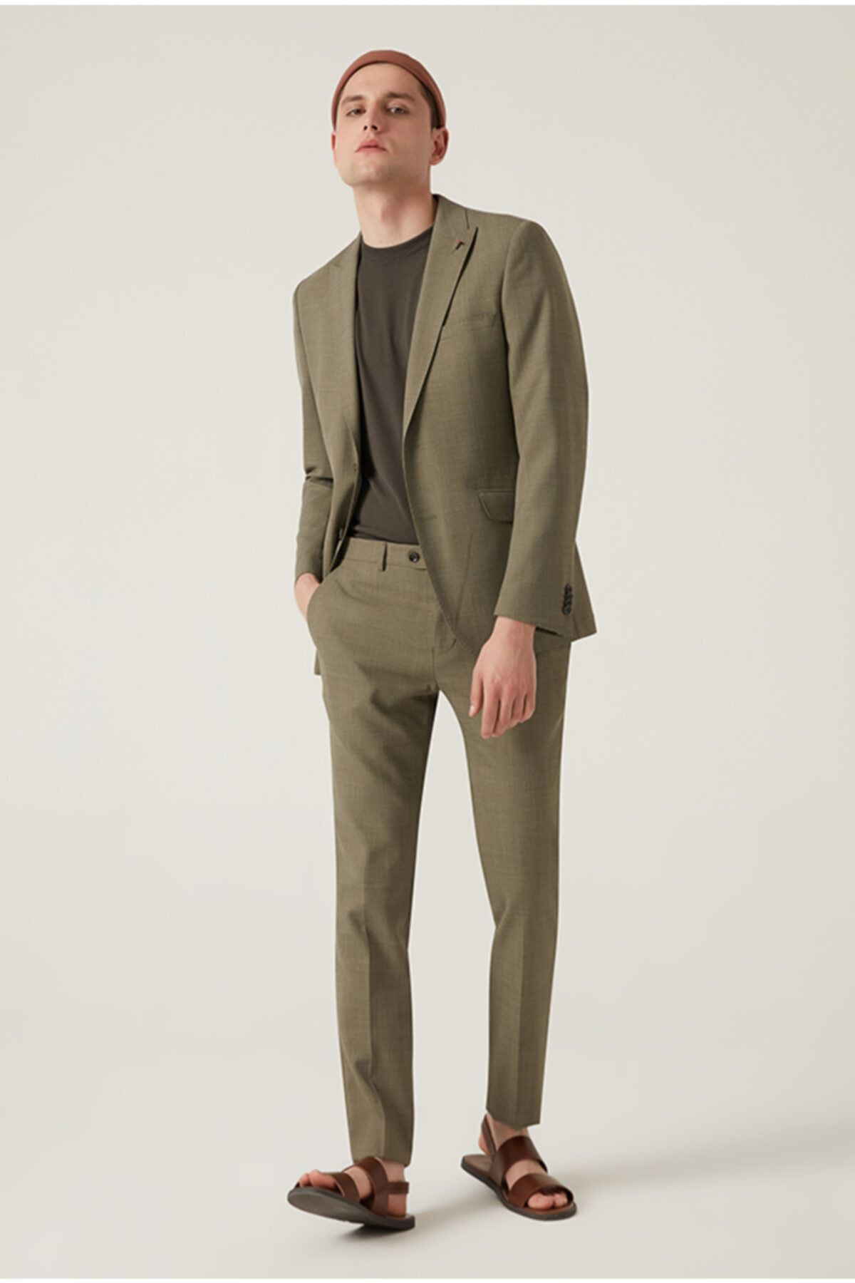 Tween Tween Slim Fit Yeşil Takım Elbise
