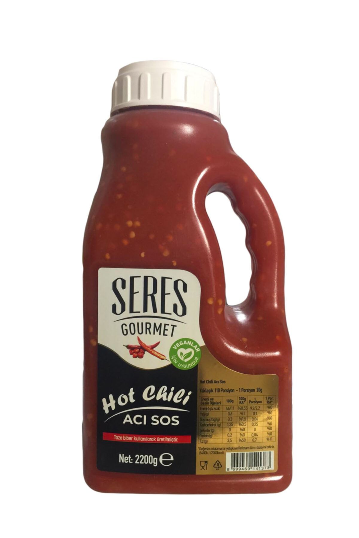 SERES GOURMET Hot Chili Acı Sos 2200 Gr
