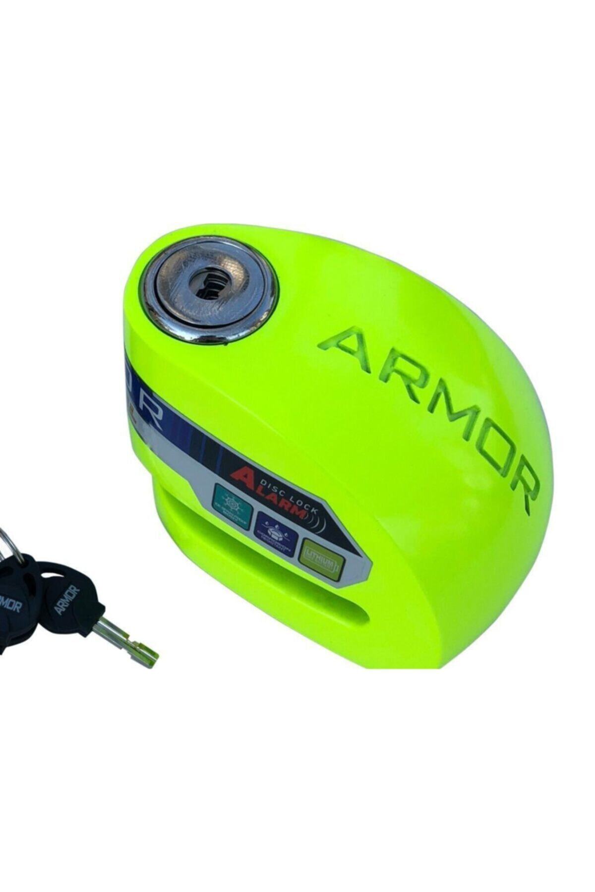 Armor 610mva 10mm Renkli Alarmlı Motosiklet Disk Kilidi