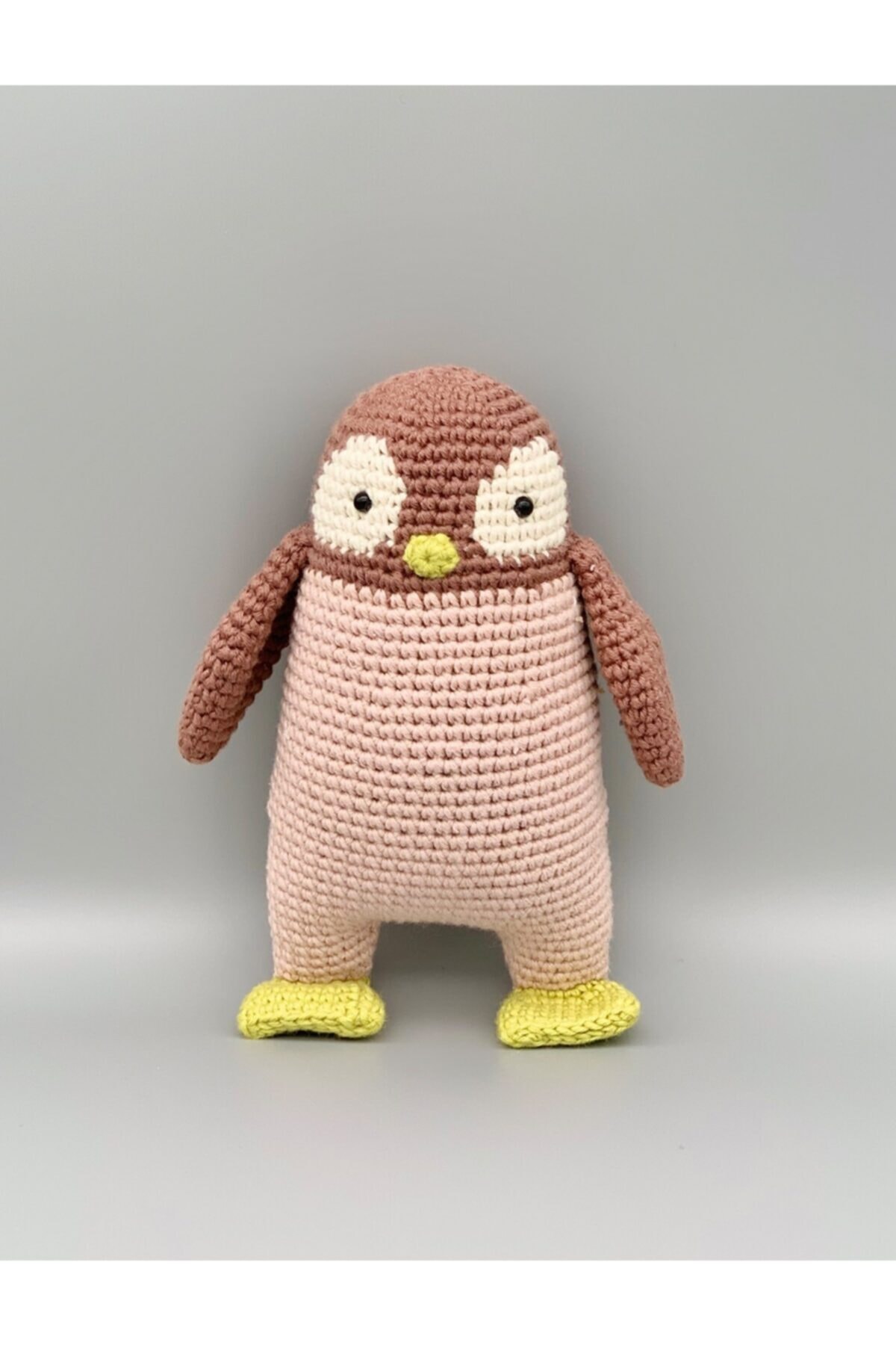 2StoriesBabyKids Penguen Pıngu El Yapımı Amigurumi Pembe