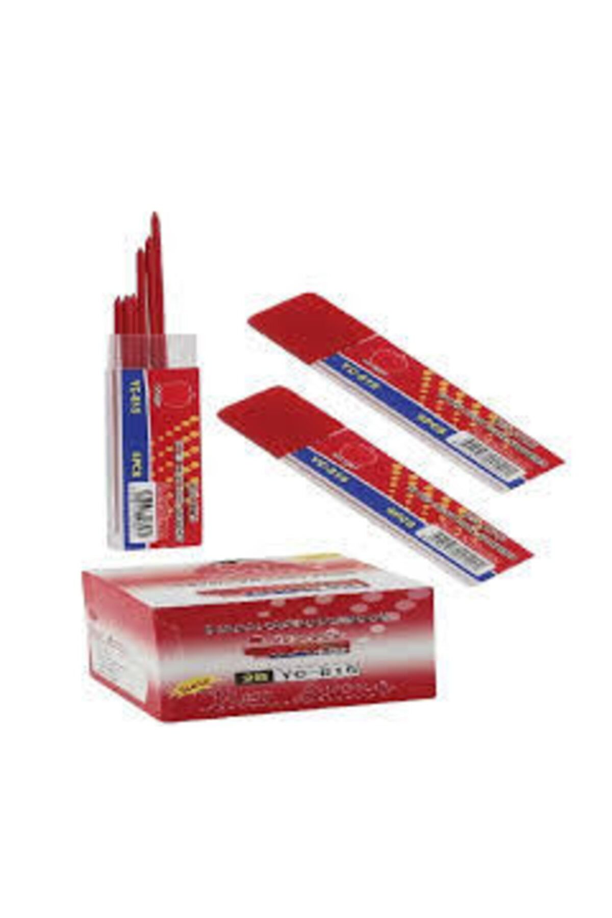 Red Apple Min 2.0mm 2b Kırmızı Kalem Ucu 48 Li Paket