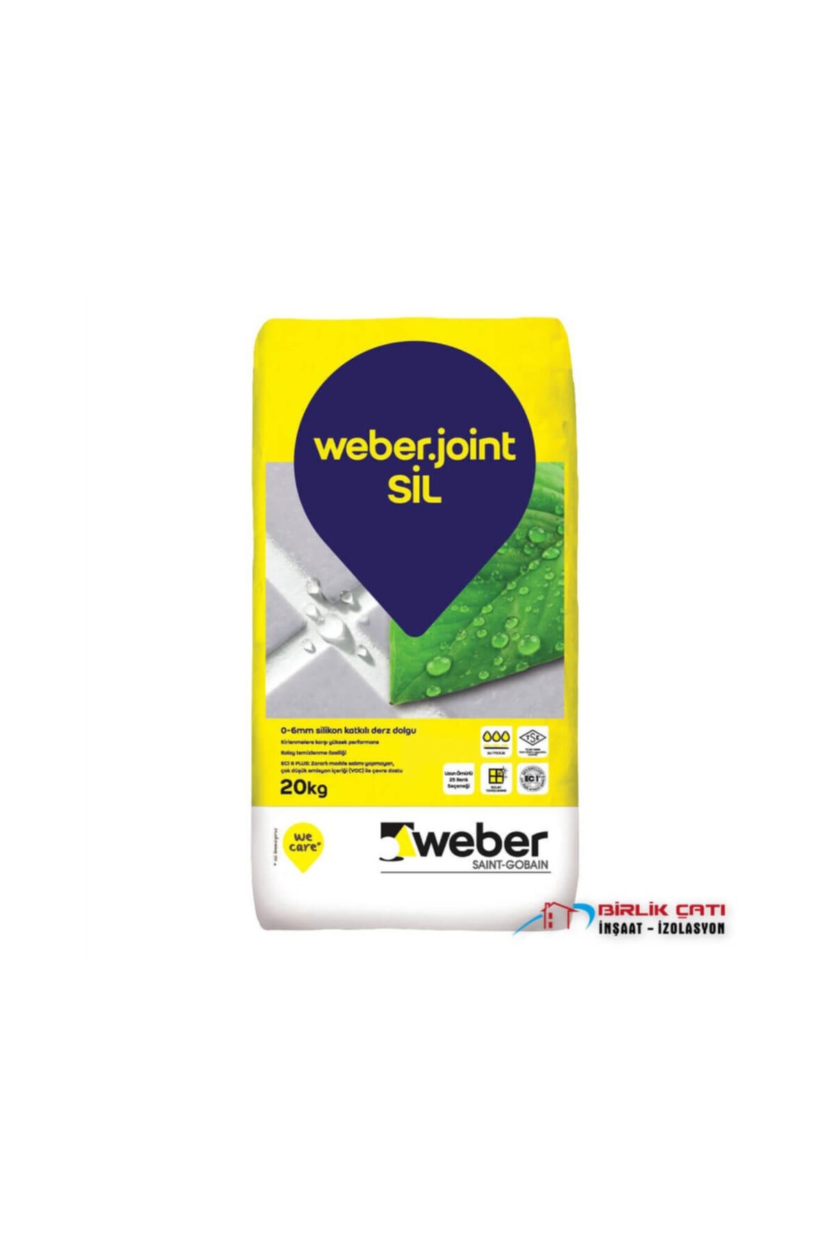 WEBER Joint Sil Granit Gri Derz Dolgusu 20 Kg