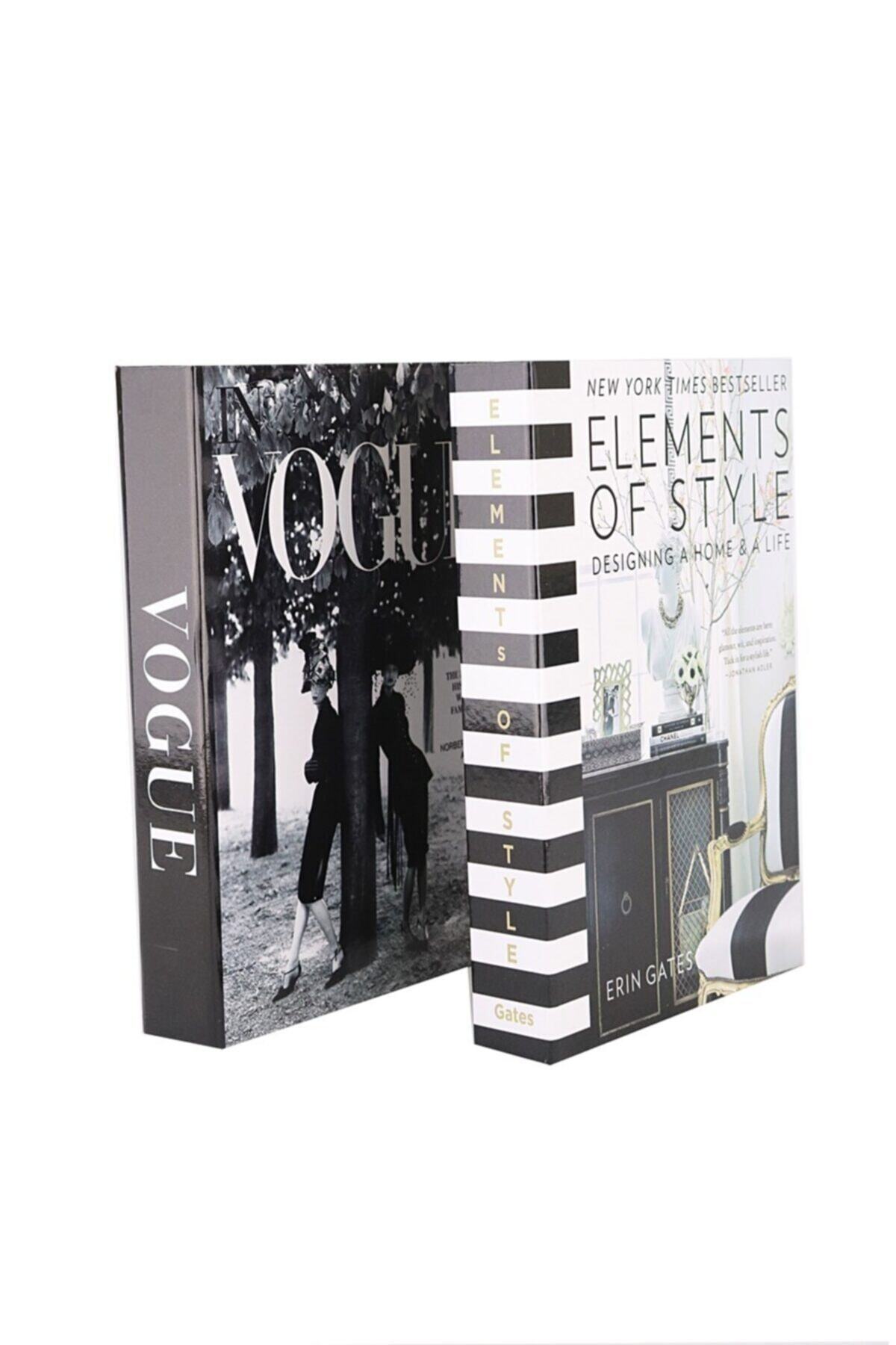 OkulMarket Elements Of Style Ve Vogue 2'li Kitap Kutusu Set