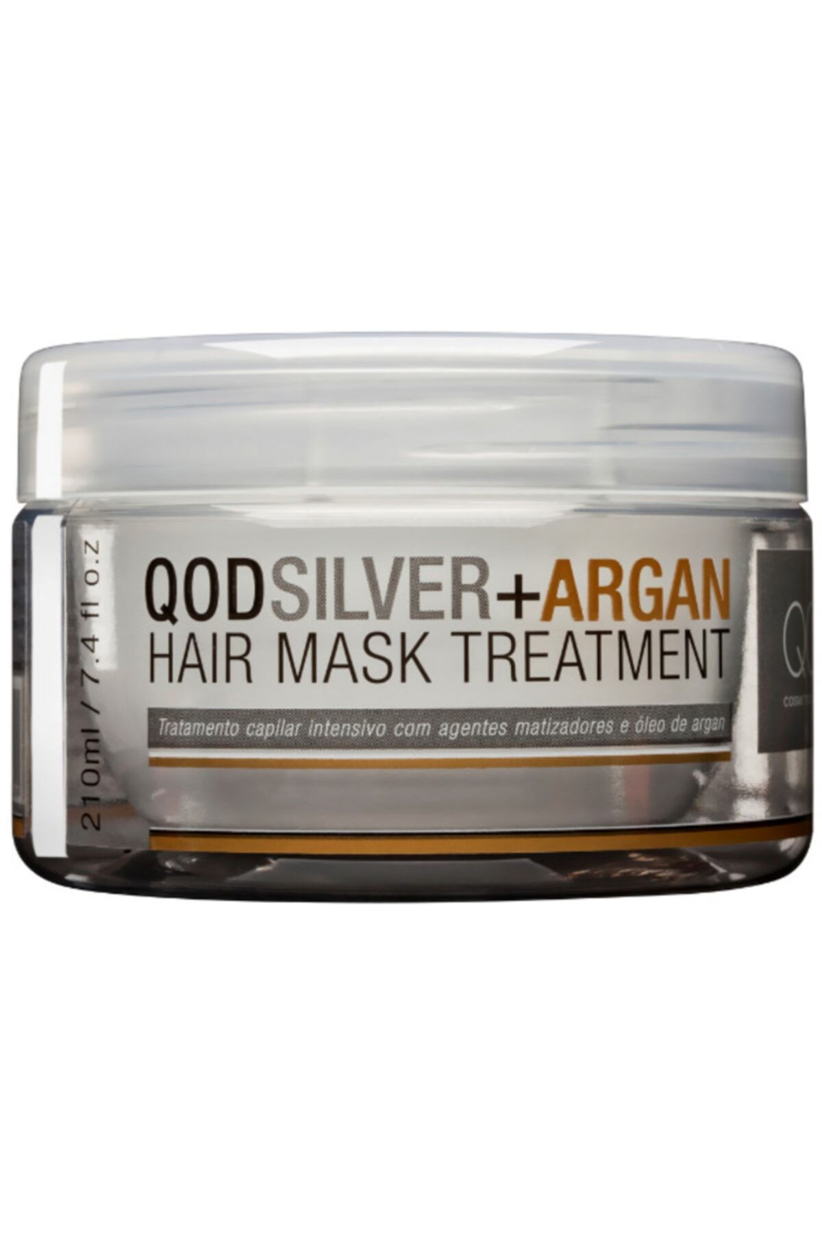 QOD Profesyonel Silver + Argan Saç Bakım Maskesi 210 Gr - Turunculaşma Karşıtı Mor Pigment Maske
