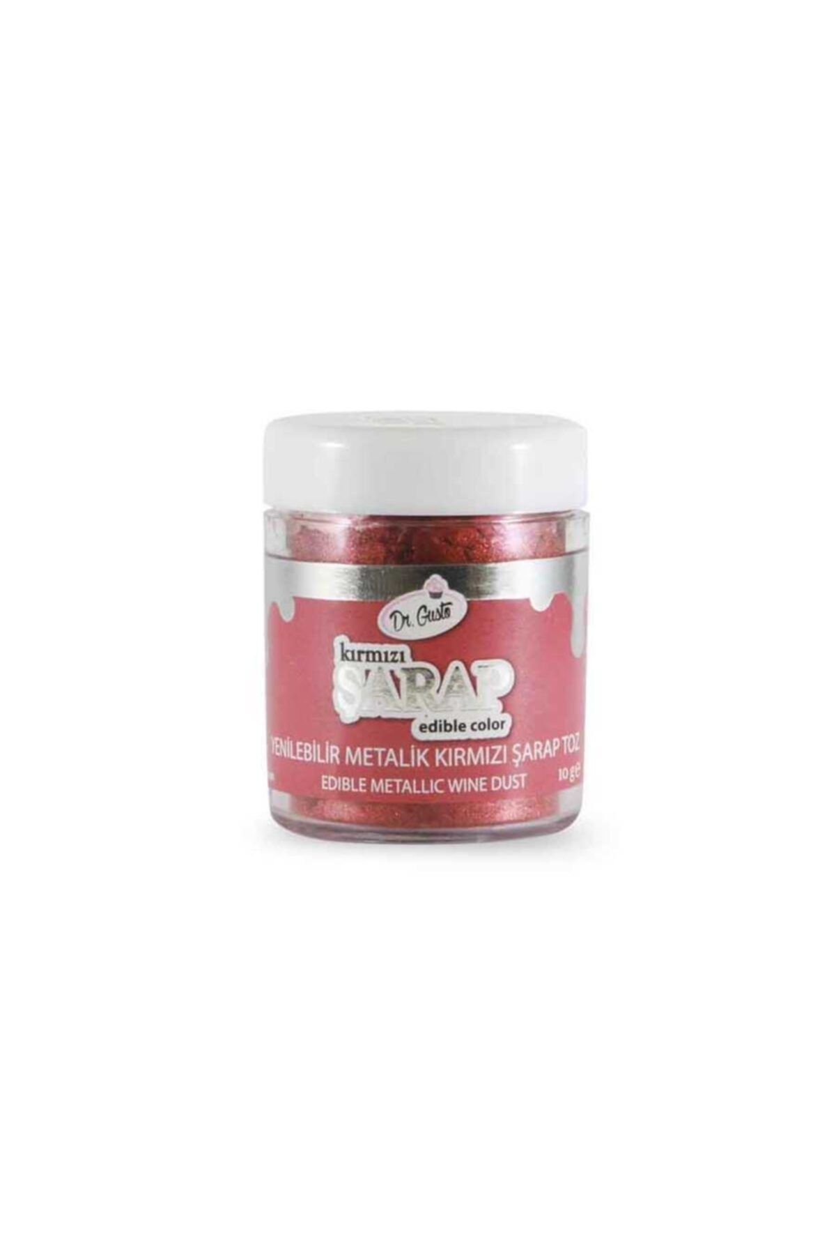 PASTRY PLANET Dr Gusto Yenilebilir Toz Yaldız Kırmızı Şarap 10 gr