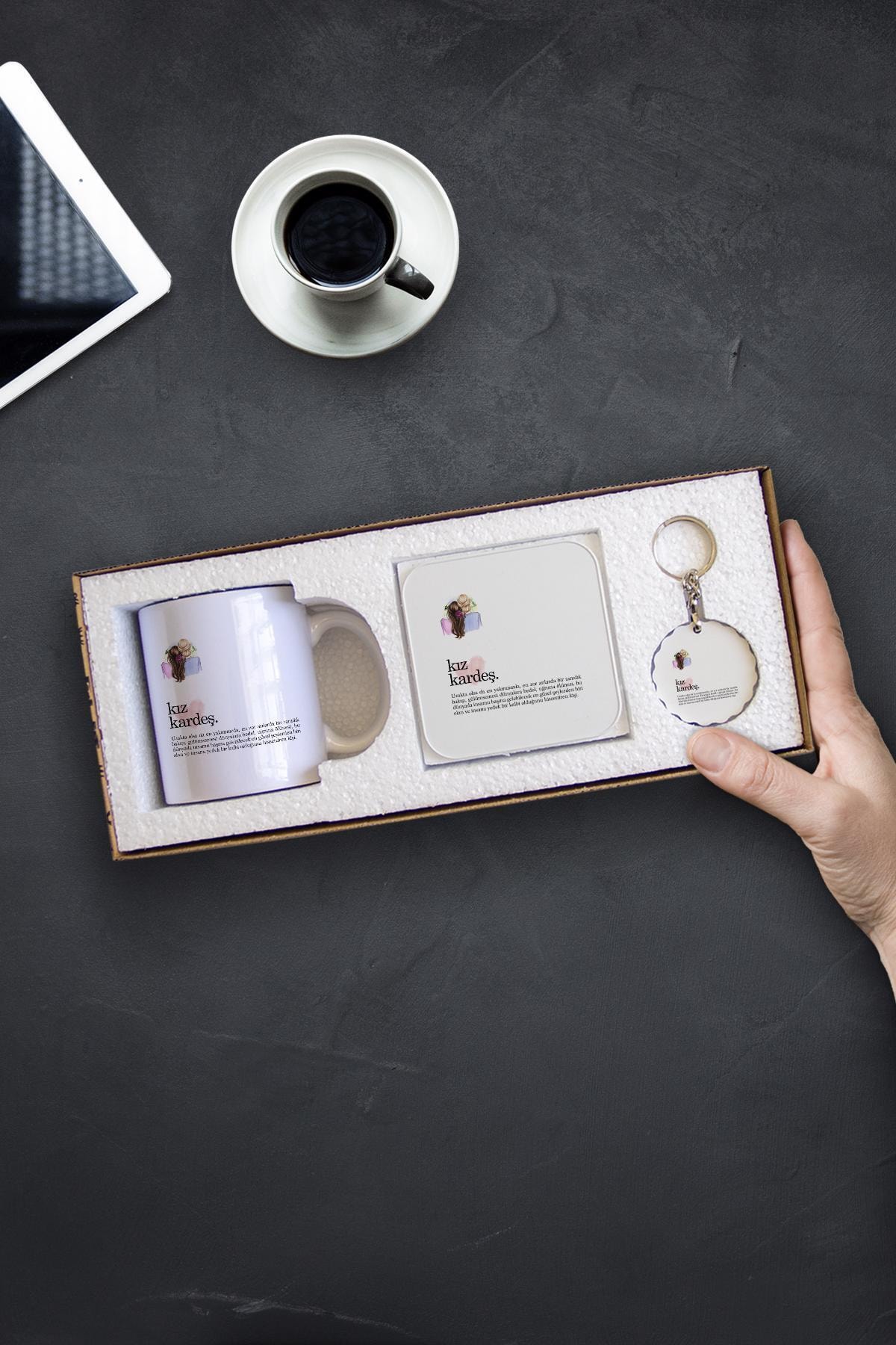 meadgo Kız Kardeş Kupa Sepeti