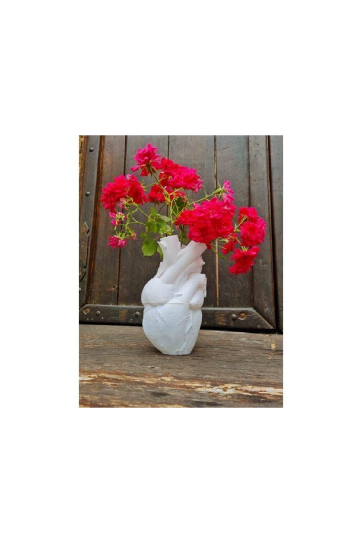 paint3dtasarım Anotomical Kalp Vazo 18cm Uzunluk