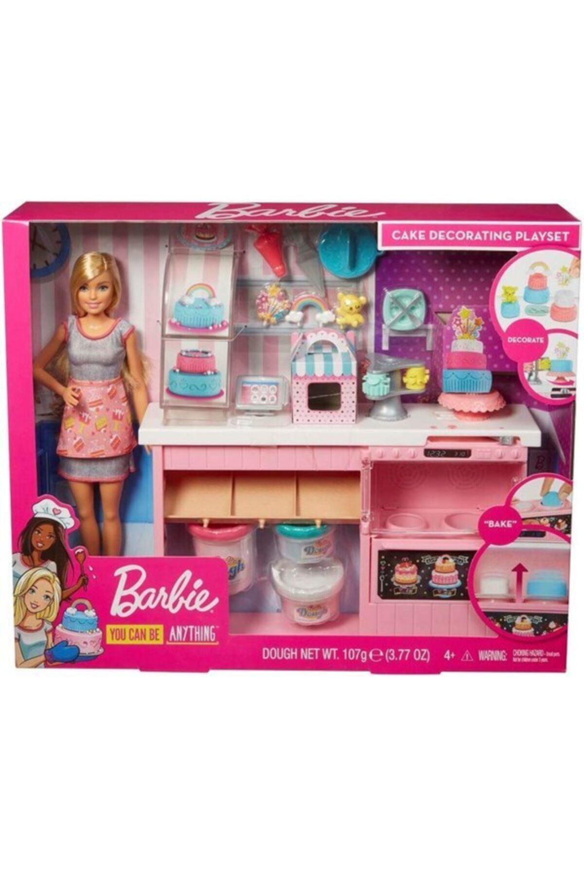 Barbie Bebek Pasta Dükkanı Oyun Seti
