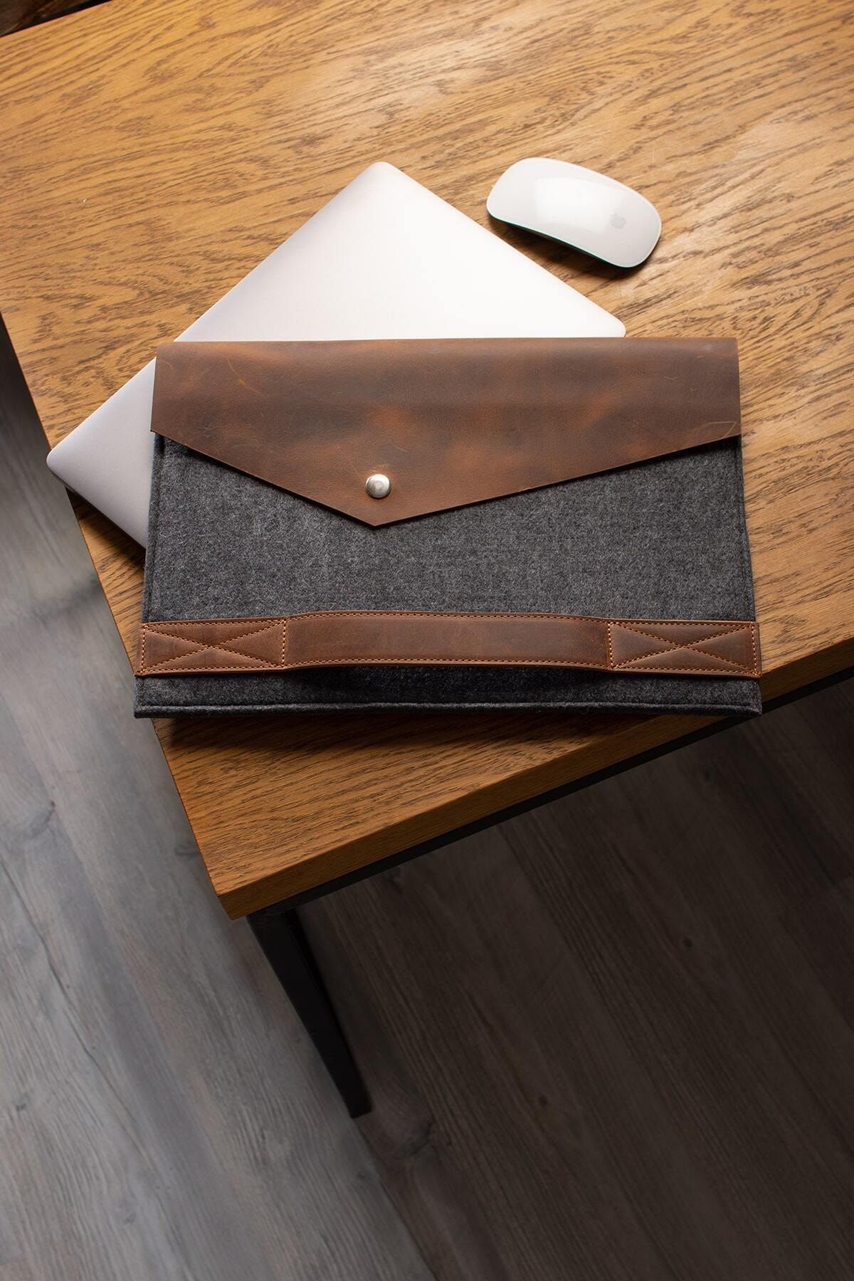 dk leather Hakiki Deri Macbook Pro 15.6\