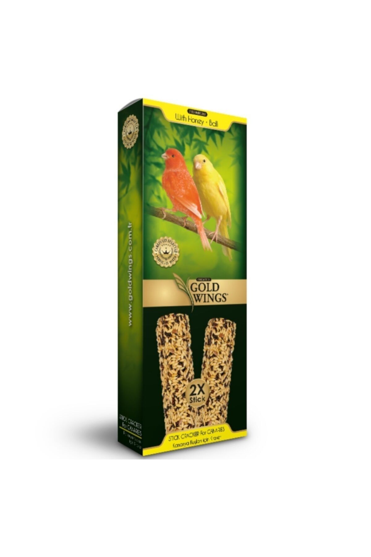 Gold Wings Premium Premium Kanarya Krakeri Kutu Ballı 2'li