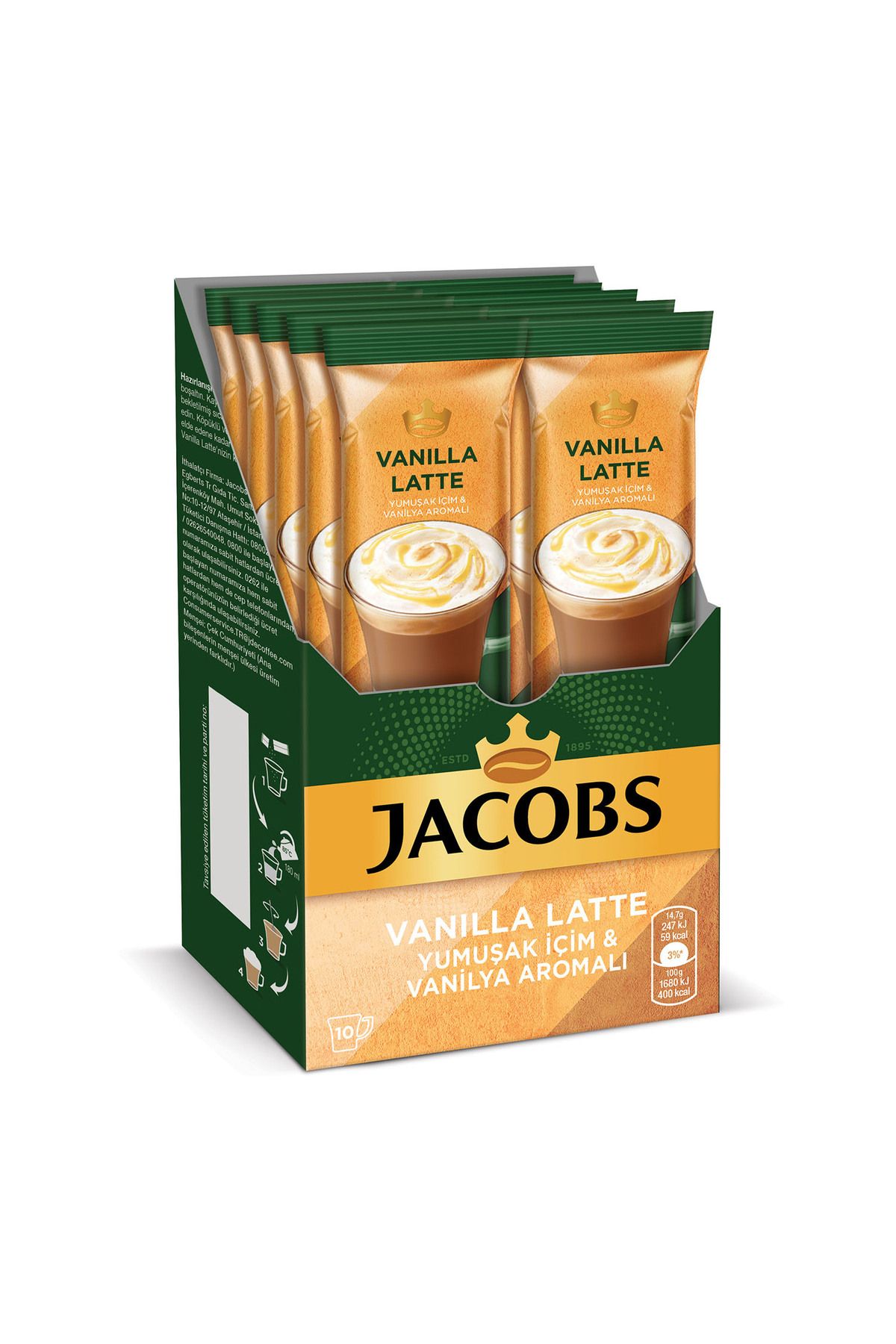 JacobsVanılya Latte 10'lu14.7 gr