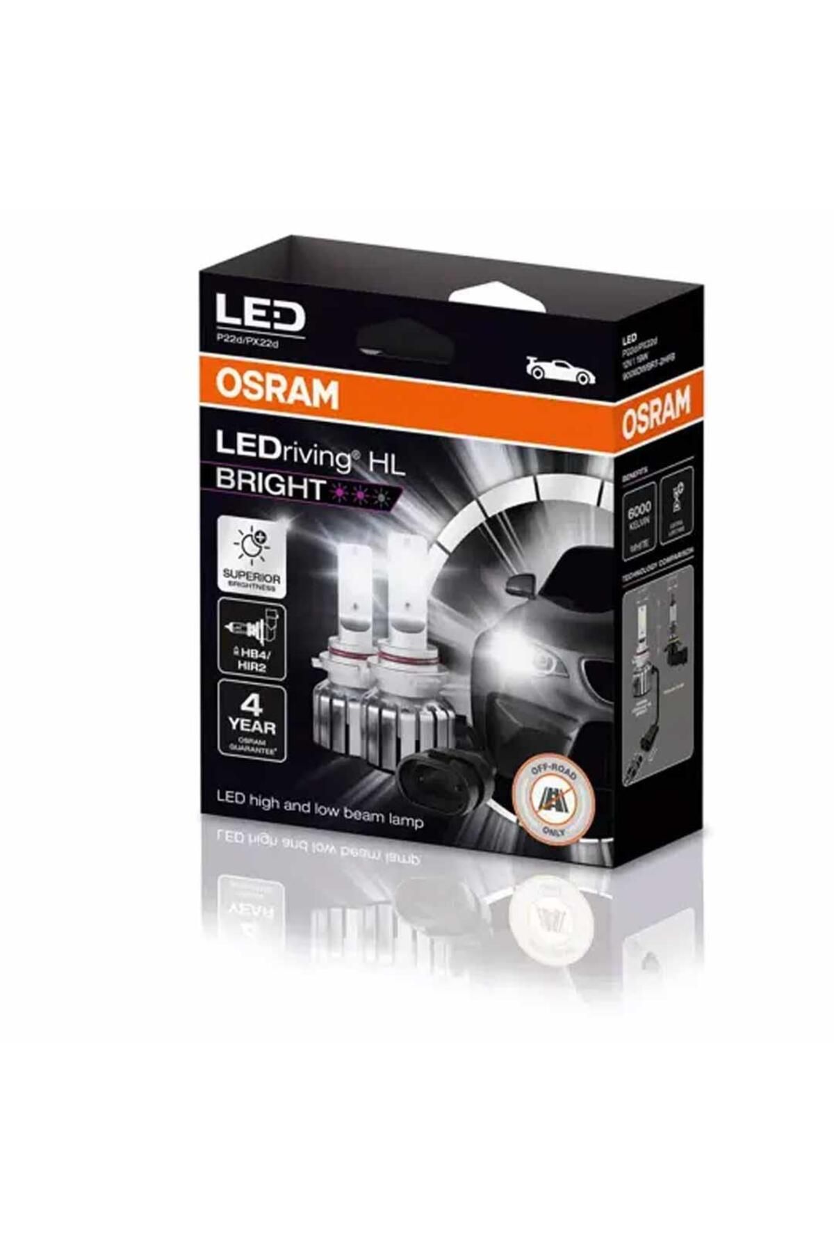 OsramFar Ampulü Led Hb4/hır212v 19w Bright Mo...