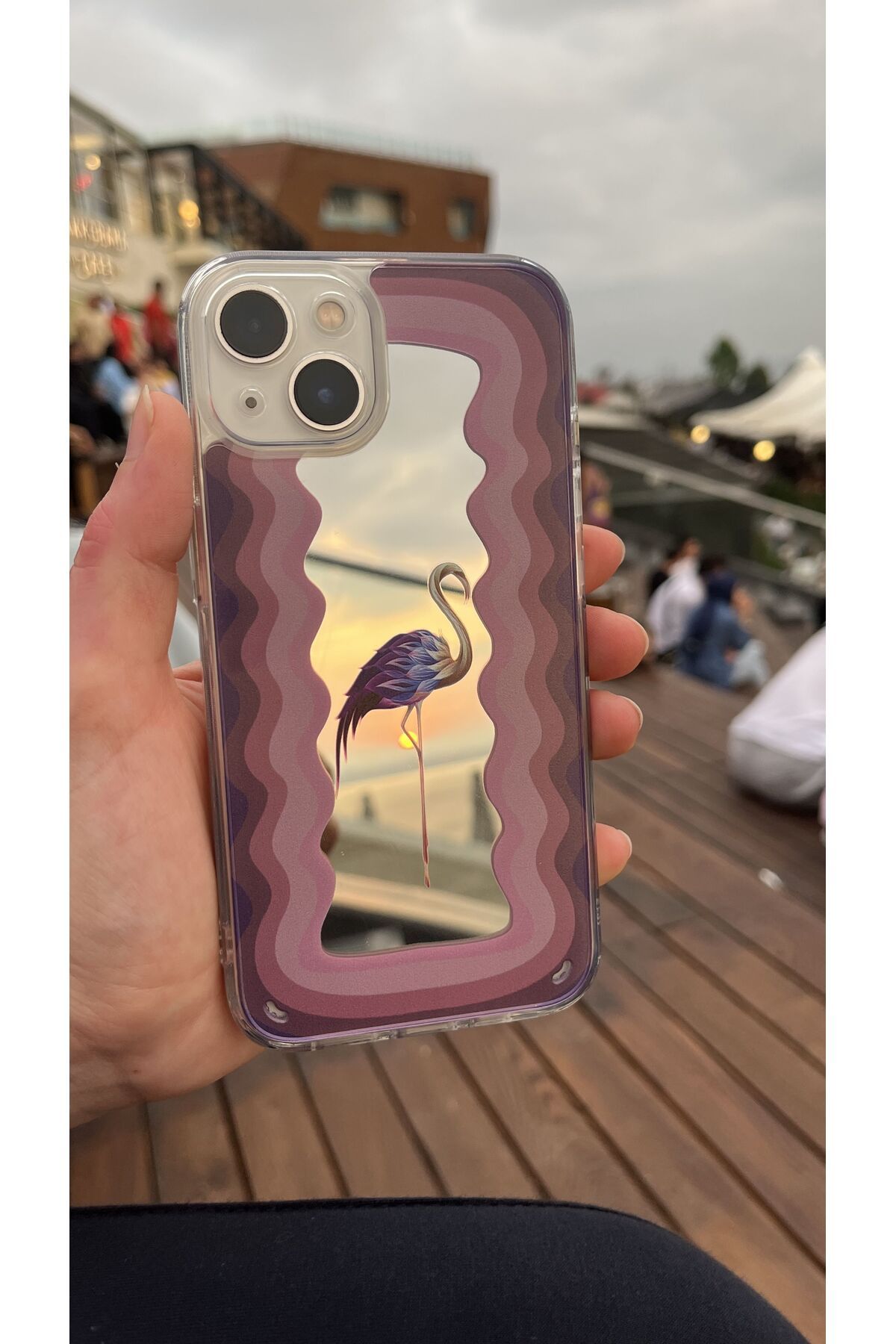 PiyasaSepeti Aynalı FlamingoKapak Galaxy A53