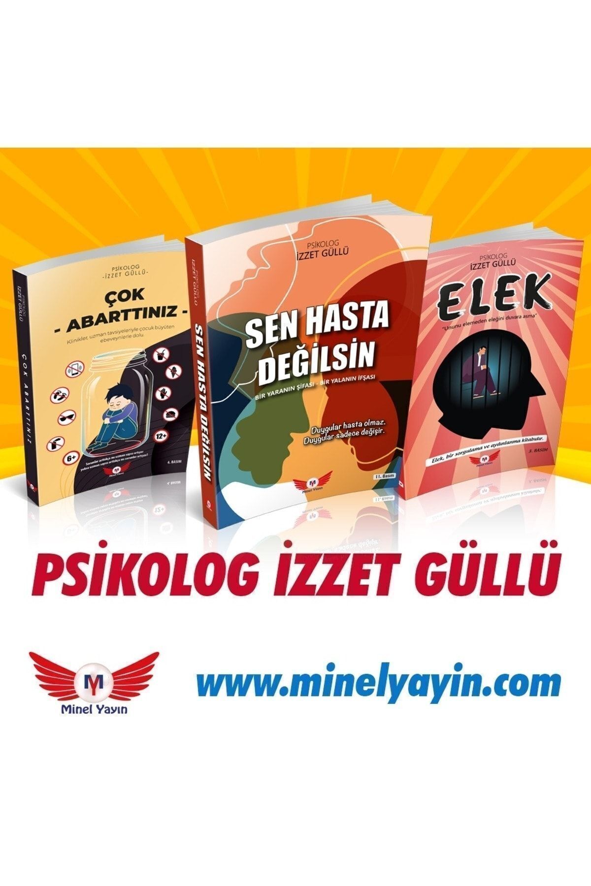 Minel YayınPsikolog IzzetGüllü 3 Eser Sen Has...