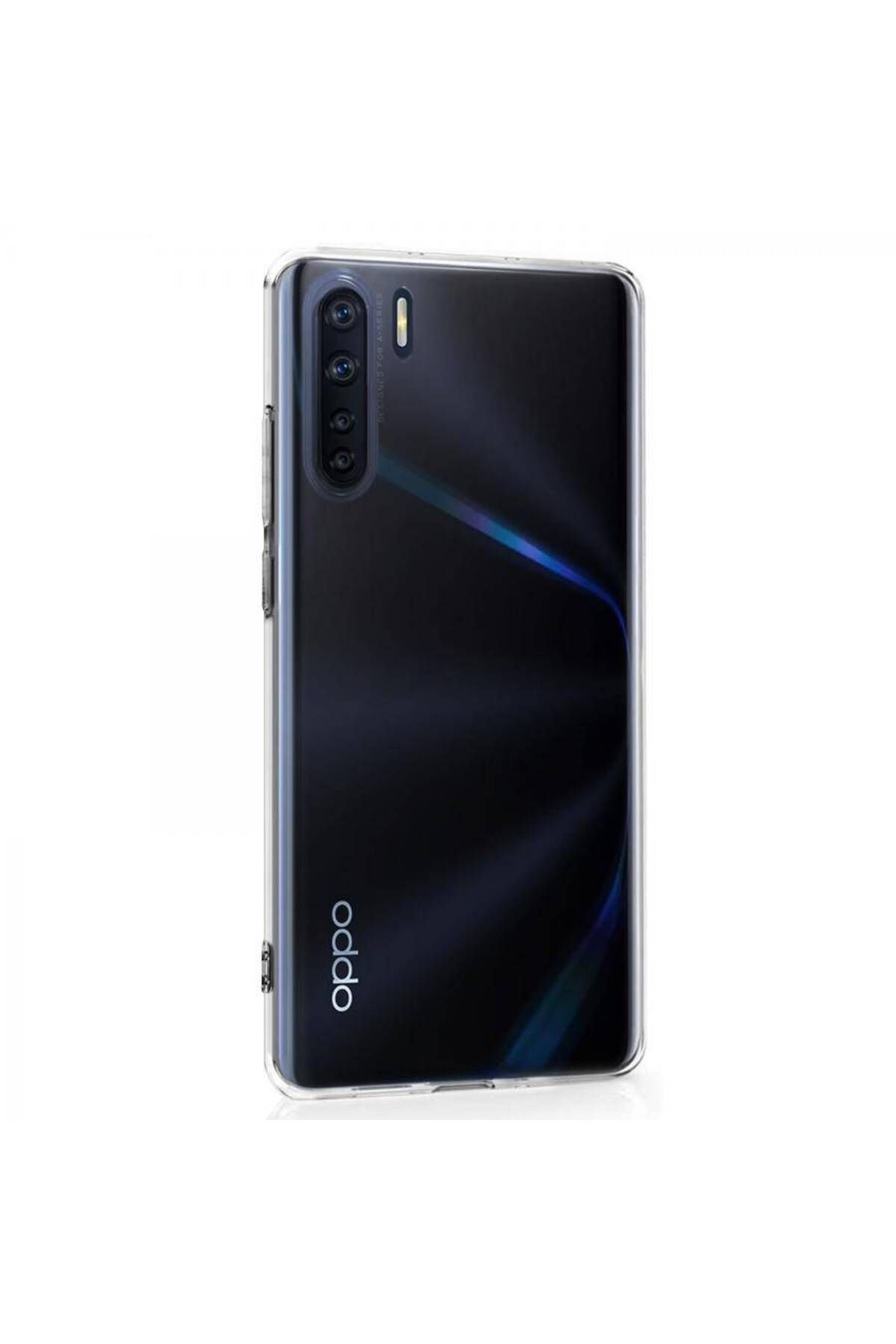 Oppo A91 2.0 Mm Korumalı Silikon Kılıf Şeffaf