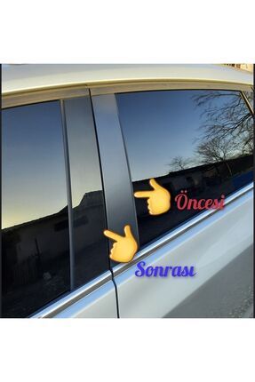 Opel Astra J Parlak Siyah(PİANOBLACK)kapı Sütunu Image 5