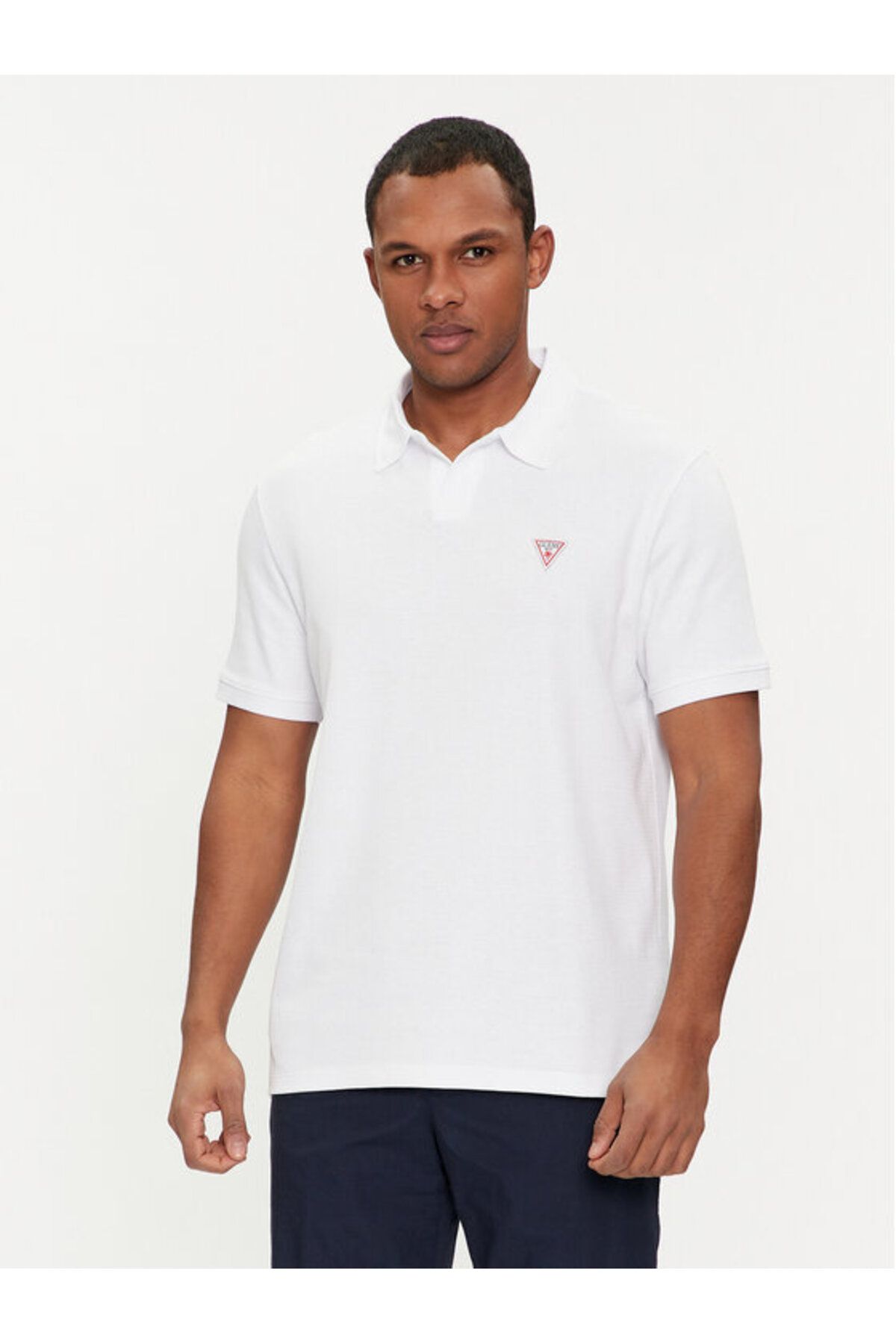 GuessDesign Mesh ErkekRegular Fit Polo T-Shir...