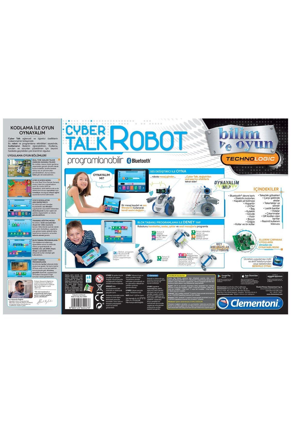 64447 Cyber Talk Robot - Robotik Laboratuvarı +8 yaş