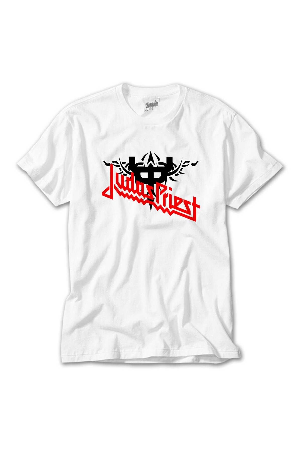 WAKHA Judas Priest Logo andFigure Beyaz Tişör...