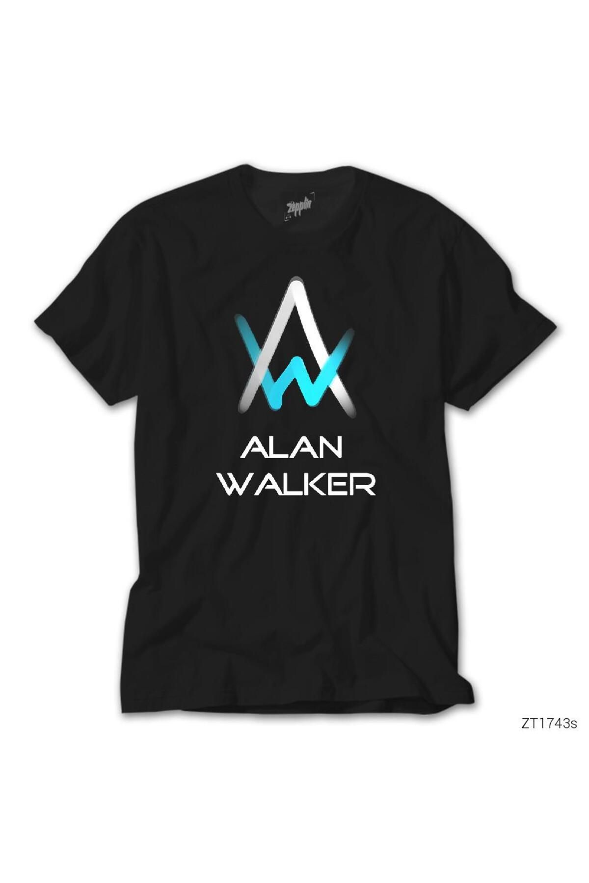 WAKHA Alan Walker SoftlySiyah Tişört