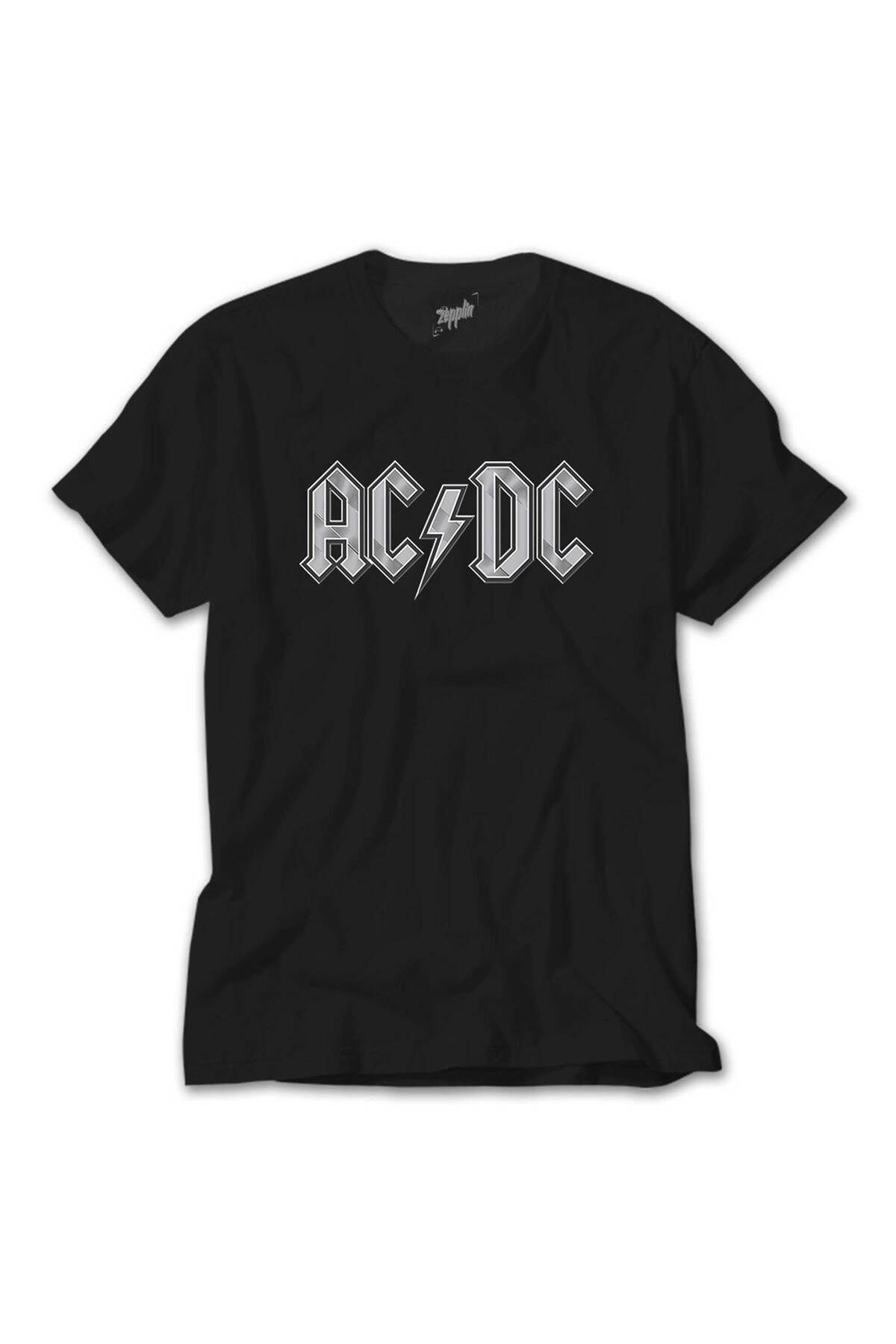 WAKHA Ac Dc Logo ClassicSiyah Tişört