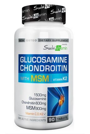 Glucosamine Chondroitin Msm 90 Tablets ( Glukozamin , Kondroitin , MSM ) Image 0