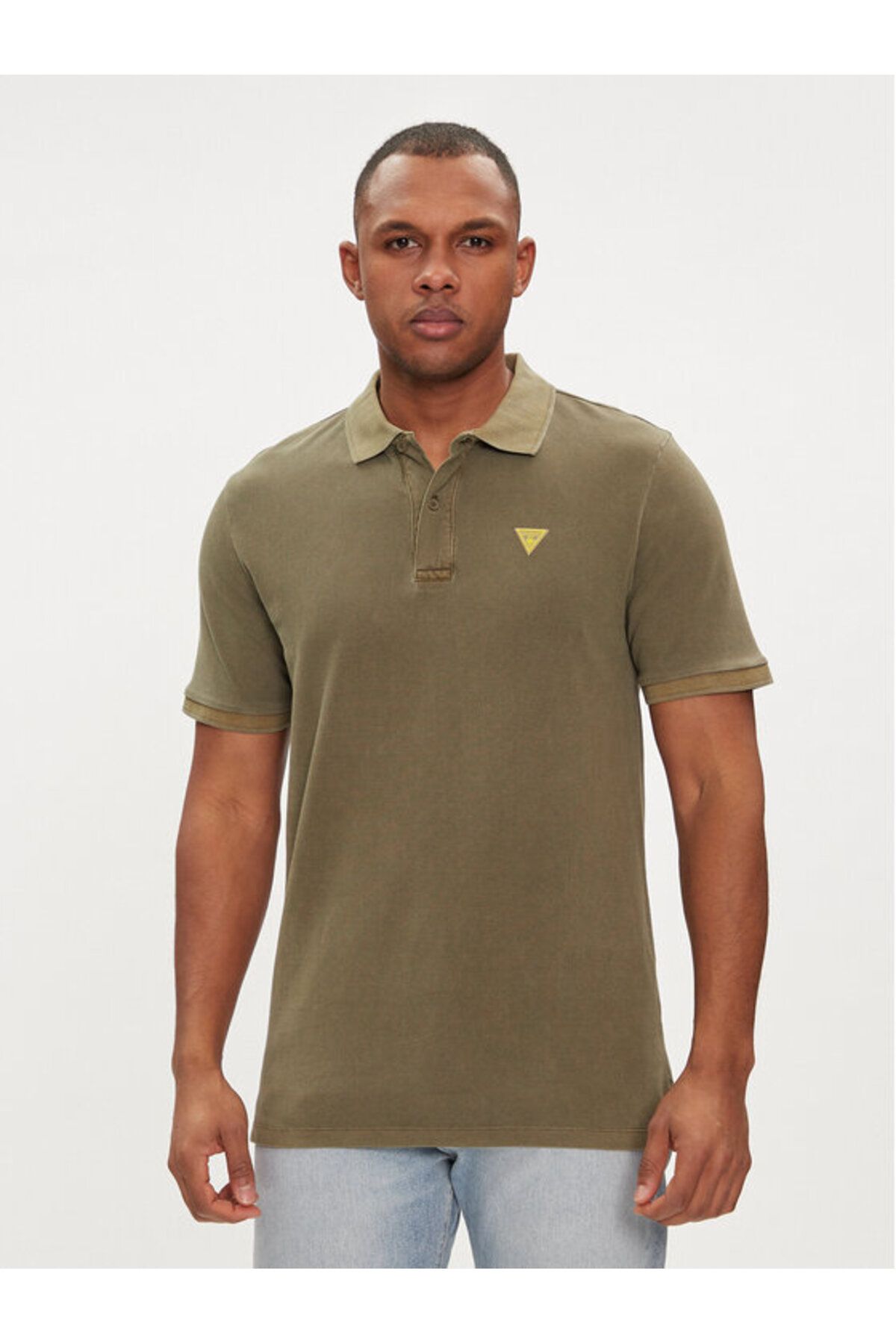 GuessPiquet Erkek RegularFit Polo T-Shirt