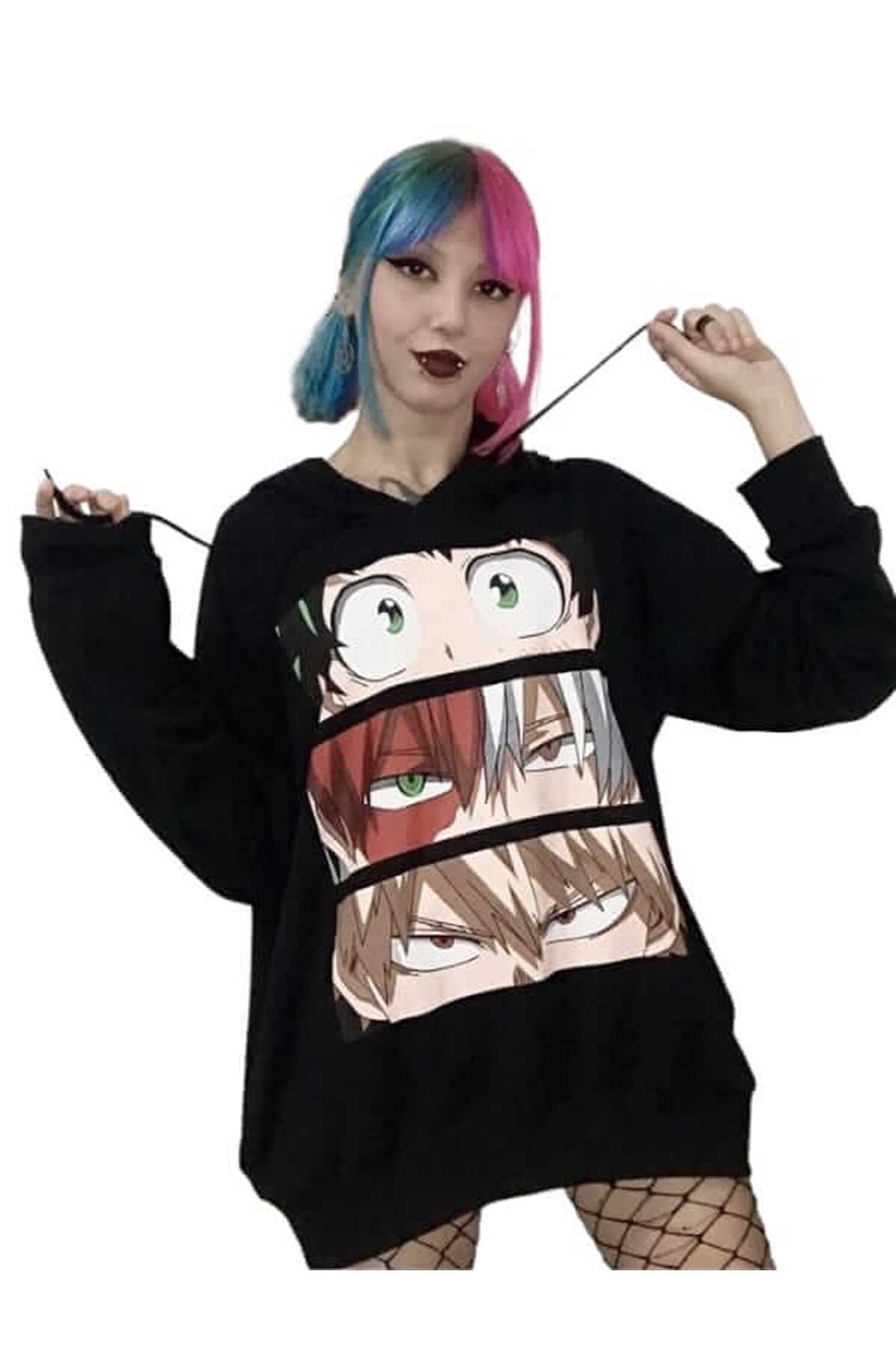 Loots  Touz My Hero Academia - Mix Eyes (Unisex) Kapşonlu