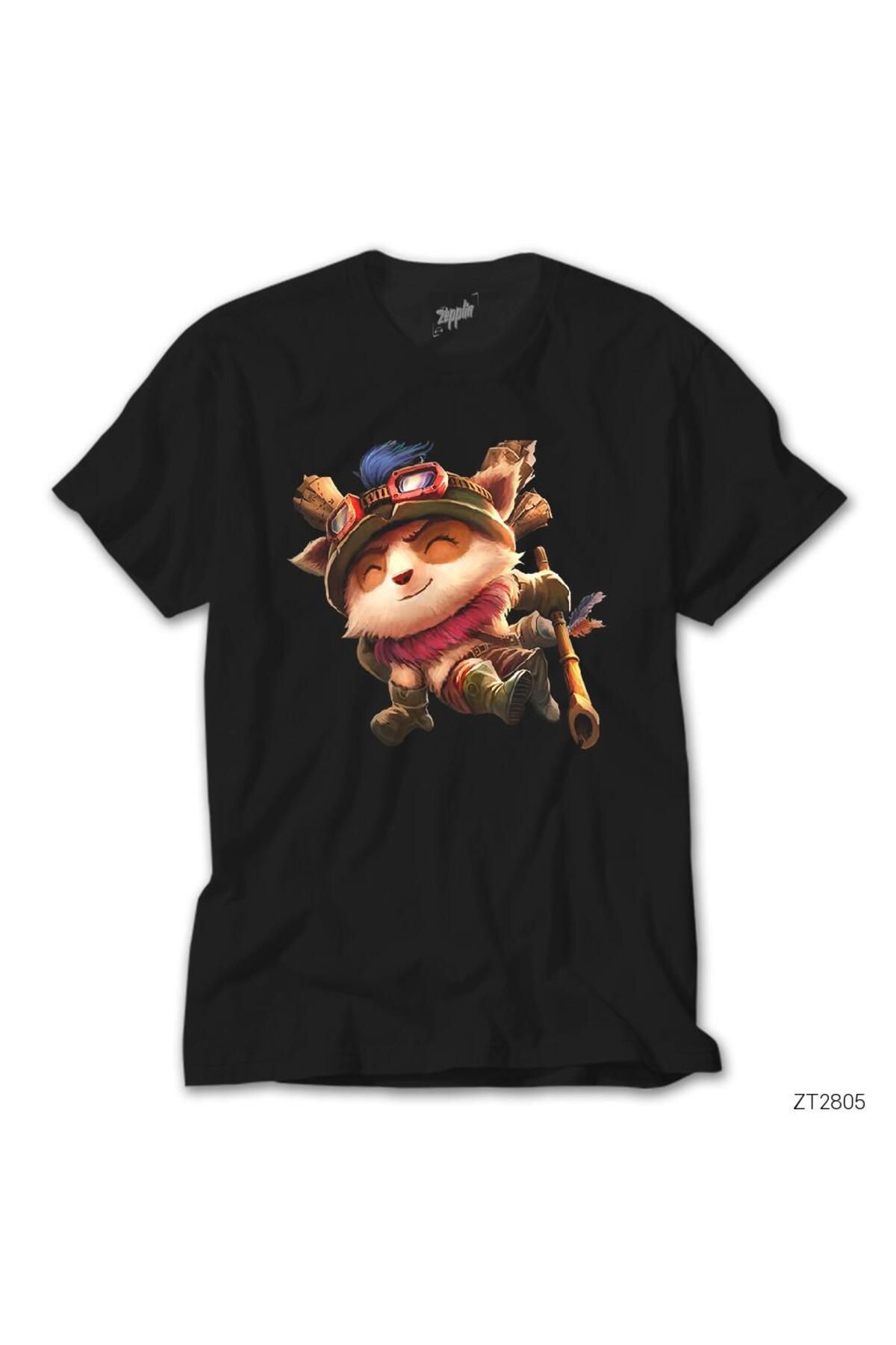 WAKHA LoL Teemo Siyah Tişört