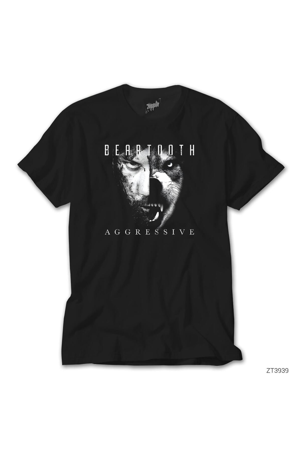 WAKHA Beartooth AggressiveAlbum Siyah Tişört