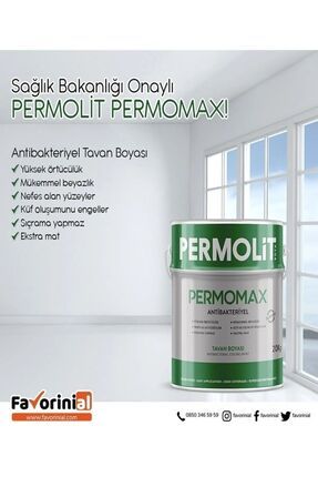 Permomax Antibakteriyel Küf Ve Kararmalara Karşı Rutubet Önleyici Tavan Boyası Image 2