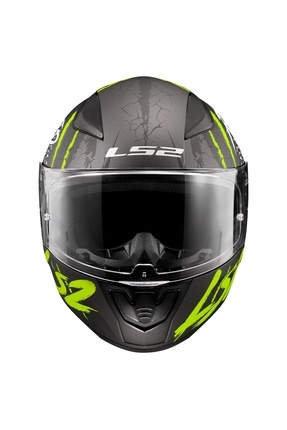 RAPID 2 RAVEN MAT SİYAH-GRİ-NEON SARI KASK Image 1