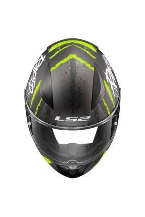 RAPID 2 RAVEN MAT SİYAH-GRİ-NEON SARI KASK Image 2