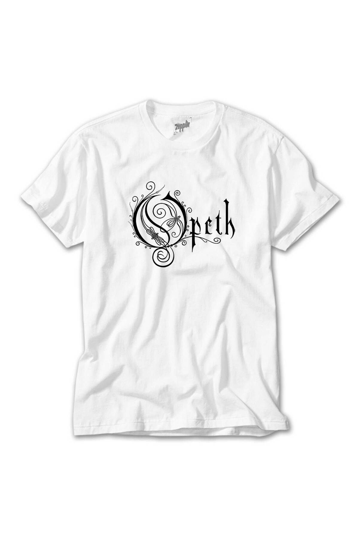 WAKHA Opeth Logo Classic 2Beyaz Tişört