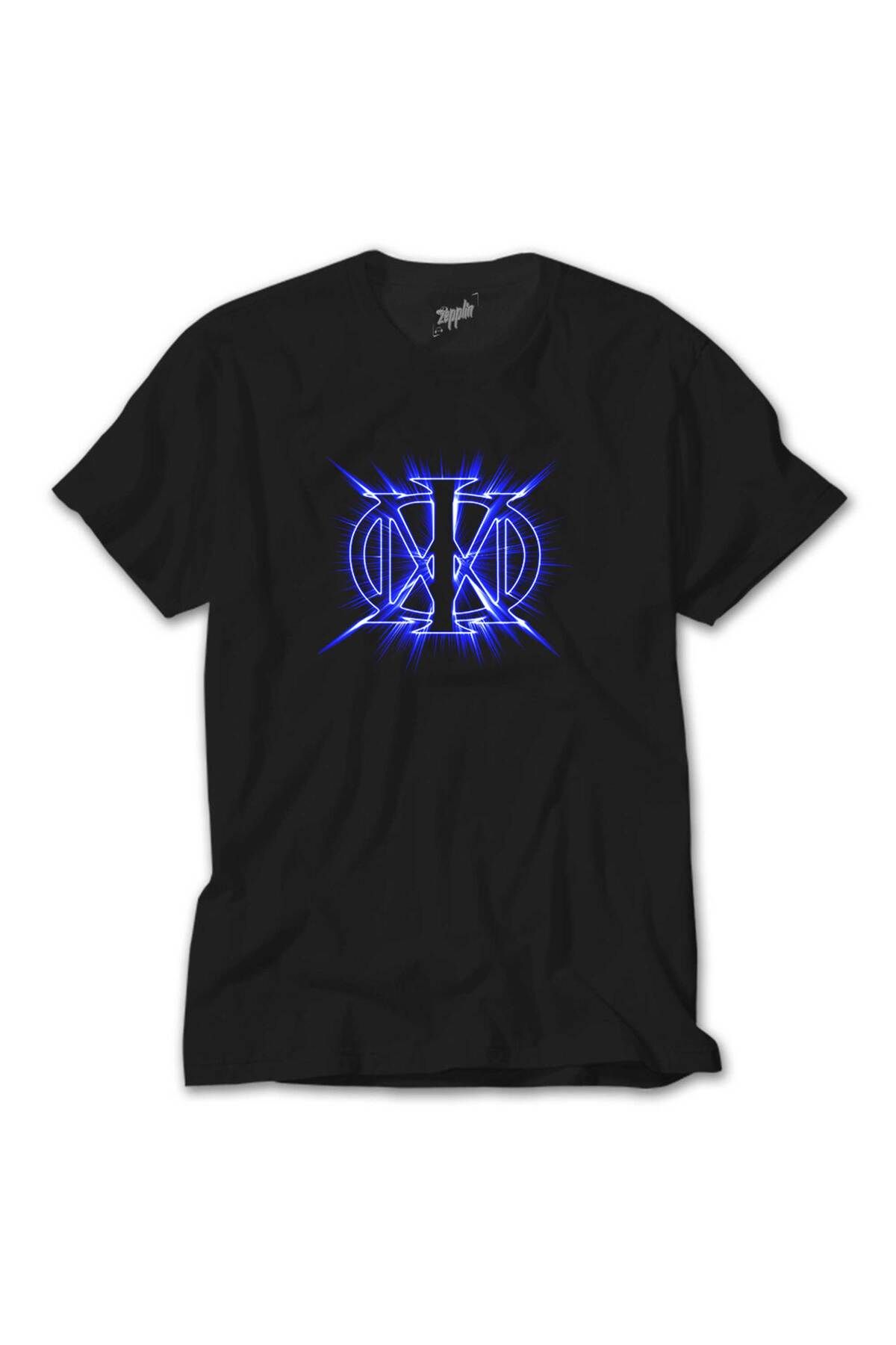 WAKHA Dream Theater Blue LogoSiyah Tişört