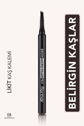 Kaş Doldurma Kalemi (koyu Kahve) - Brow Micro Filler Pen - 004 Deep Brown - 8682536038546 Image 0