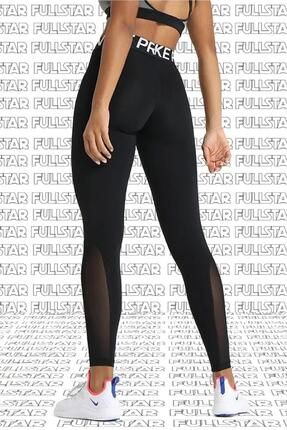 Pro Tigh Fit Full Length Leggings Toparlayıcı Tam Boy Siyah Tayt Image 1