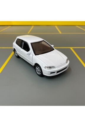 Honda Civic Eg6 1/36 Ölçek Diecast Metal Model Araba Oyunca Araba Image 5