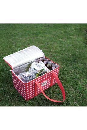 Termos Çanta - Termal Isı Yalıtımlı Yemek Taşıma Çantası Kamp Piknik Çantası 35 X 20 X 20 Cm Image 4