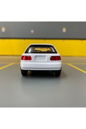 Honda Civic Eg6 1/36 Ölçek Diecast Metal Model Araba Oyunca Araba Image 3