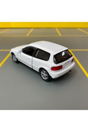 Honda Civic Eg6 1/36 Ölçek Diecast Metal Model Araba Oyunca Araba Image 6