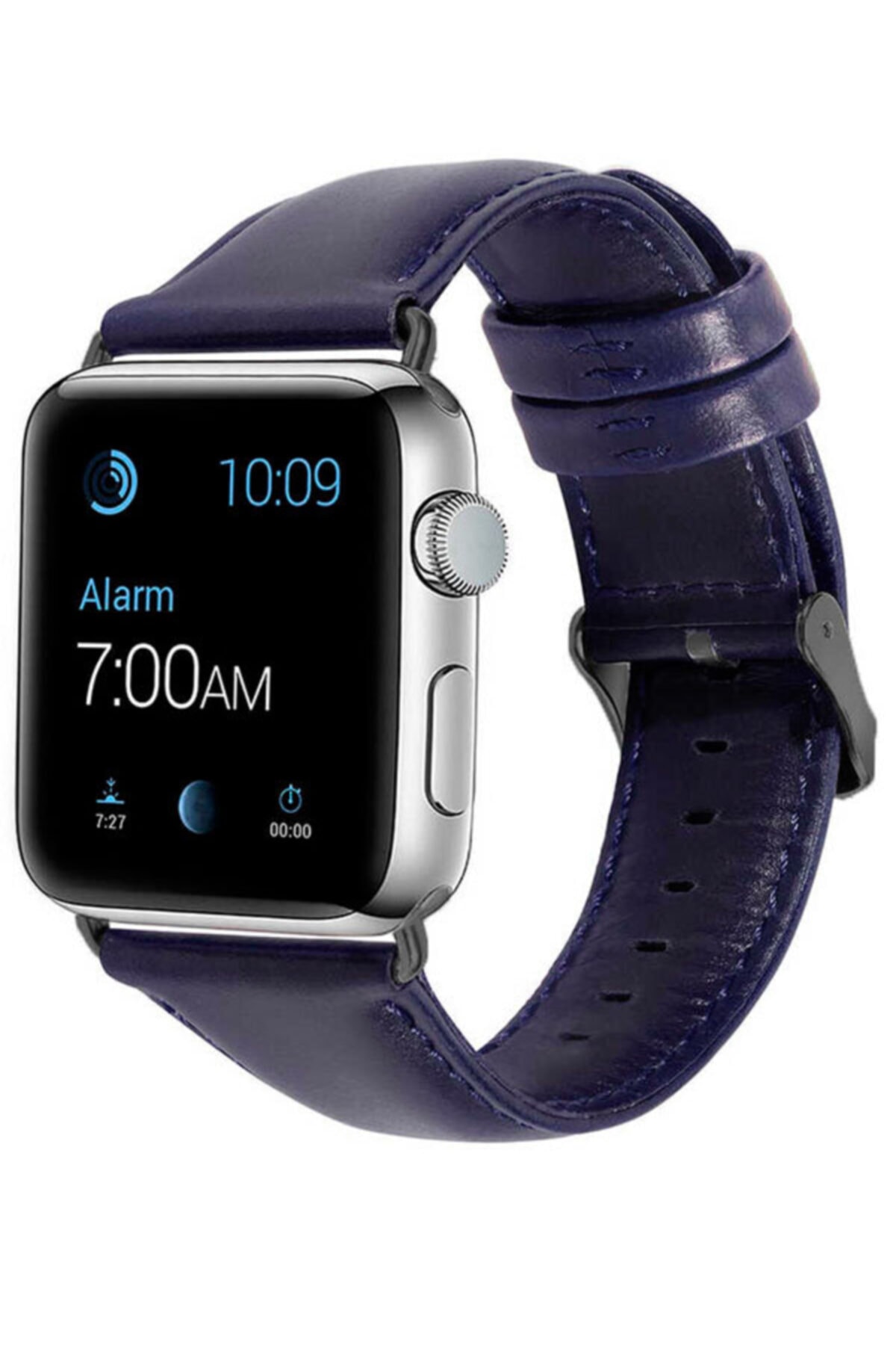 Apple Watch 1 2 3 4 5 6 Se 44 Mm Deri Tokalı Kordon Kayış No5 Ve Popsocket