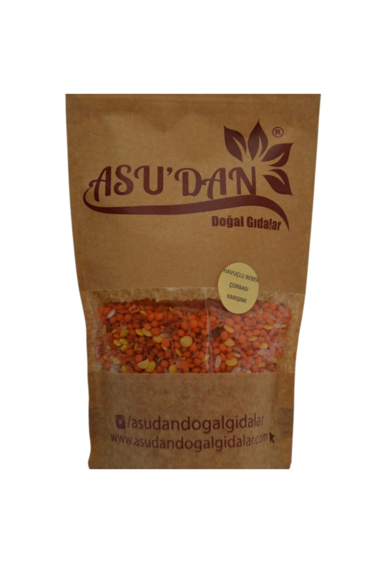 Asudan Doğal Gıdalar Havuçlu Bebek Çorbası Karışımı ( 6 Ay) (250GR)