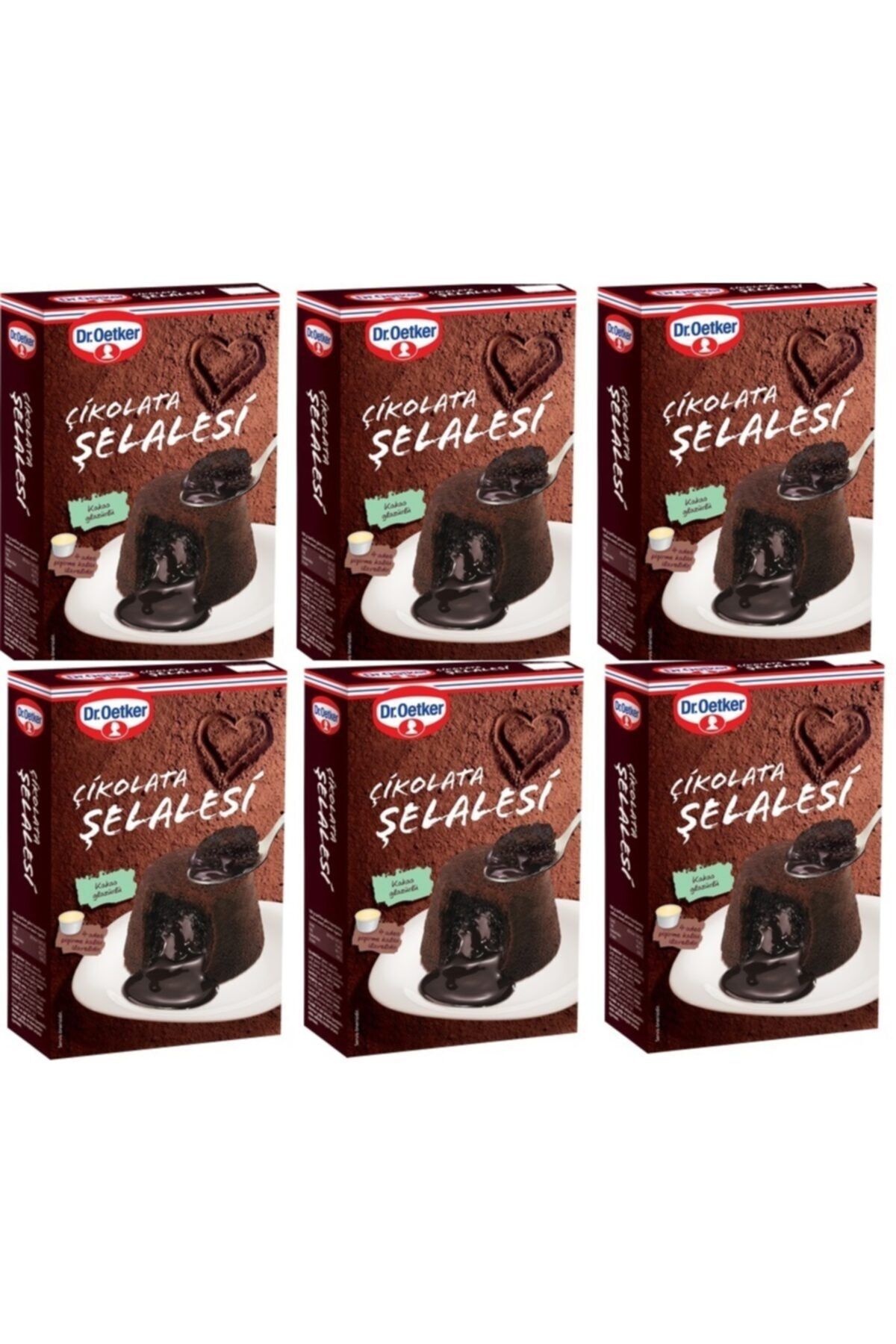 Dr. Oetker Çikolata Şelalesi 195 gr X 6 Adet