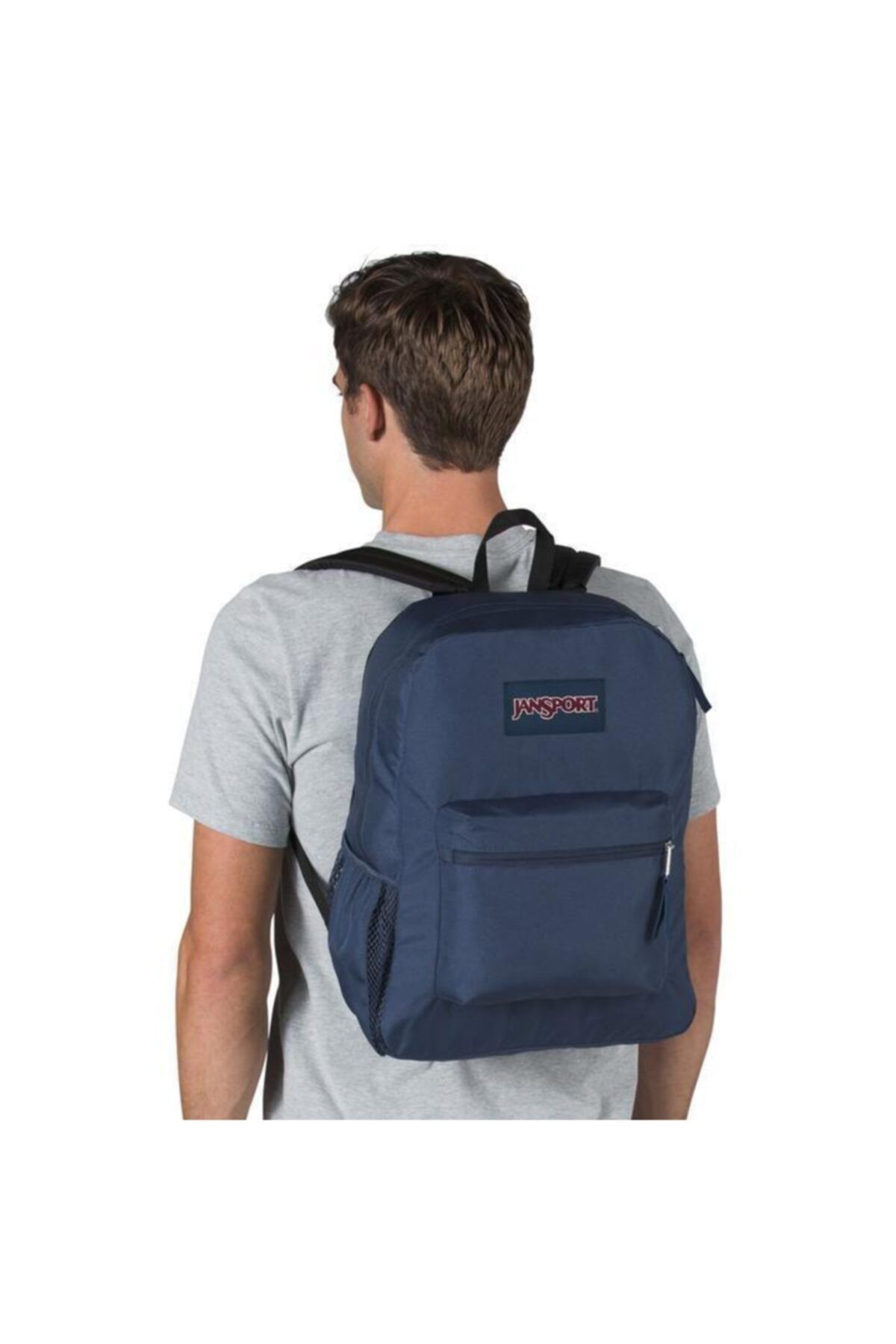 Jansport Cross Town Navy Navy Blue Backpack Ek0a5ba n54 Trendyol