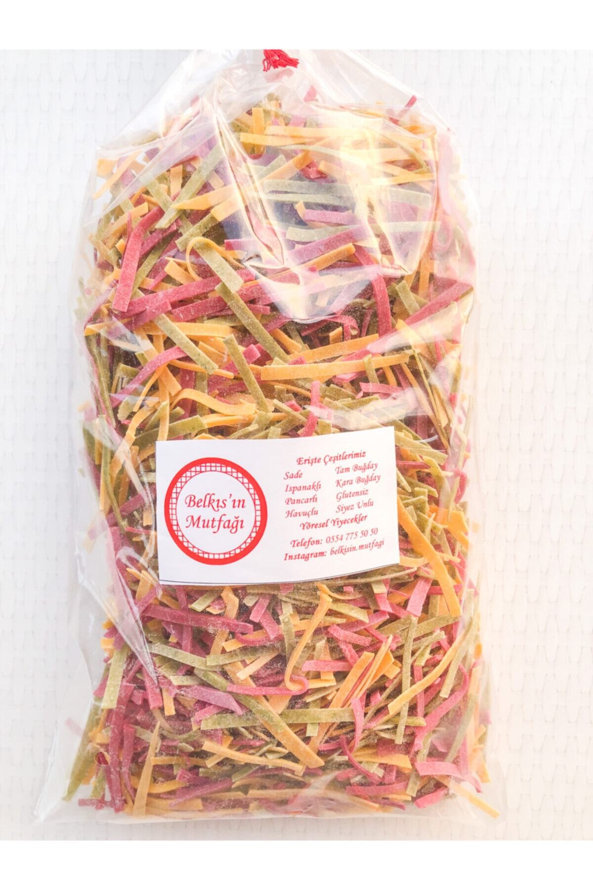 BELKISIN MUTFAĞI Doğal Ev Yapımı Vegan Sebzeli Erişte (500 G)