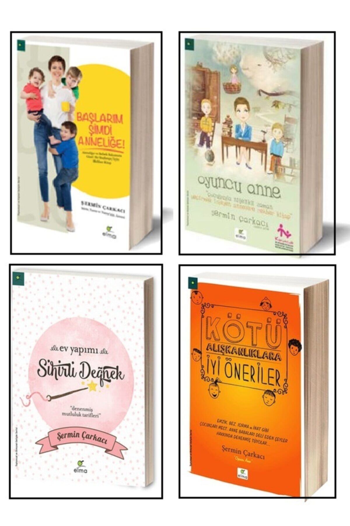 ELMA Yayınevi Şermin Yaşar 4'lü Set- (sihirli Değnek- Oyuncu Anne- Başkarım Şimdi Anneliğe-kötü A. Iyi Öneriler)