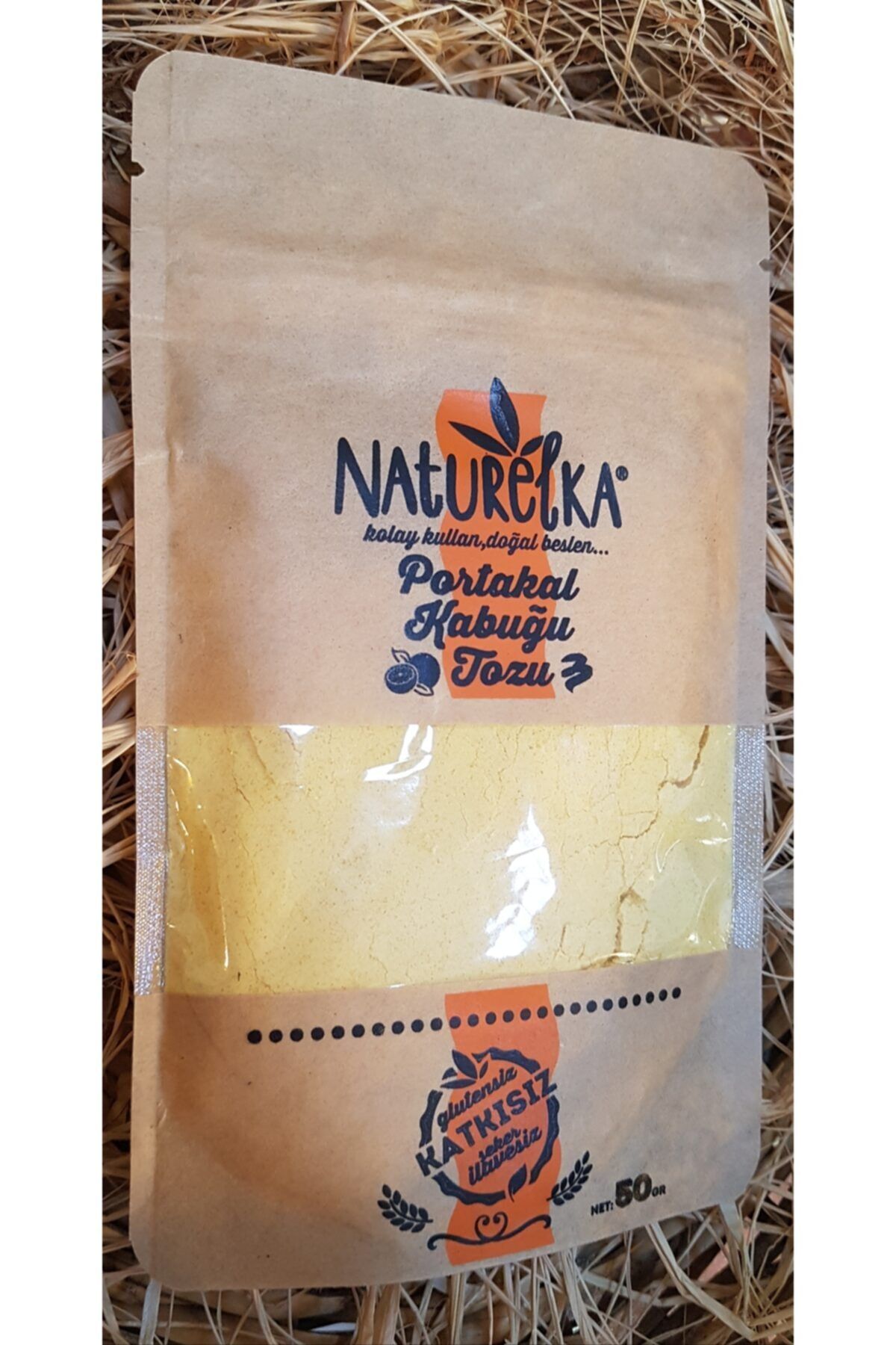 Naturelka Portakal Kabuğu Tozu 50 Gr Glutensiz,katkısız,şeker Ilavesiz