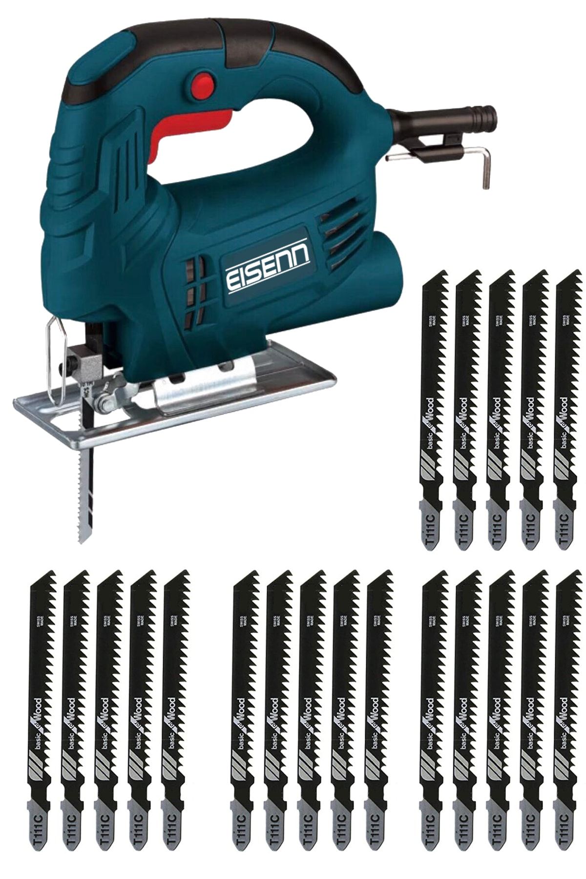 Eisenn Germany Technology X- Steel 2600 W Dekupaj Testere 20 Adet Bıçak Hediyeli