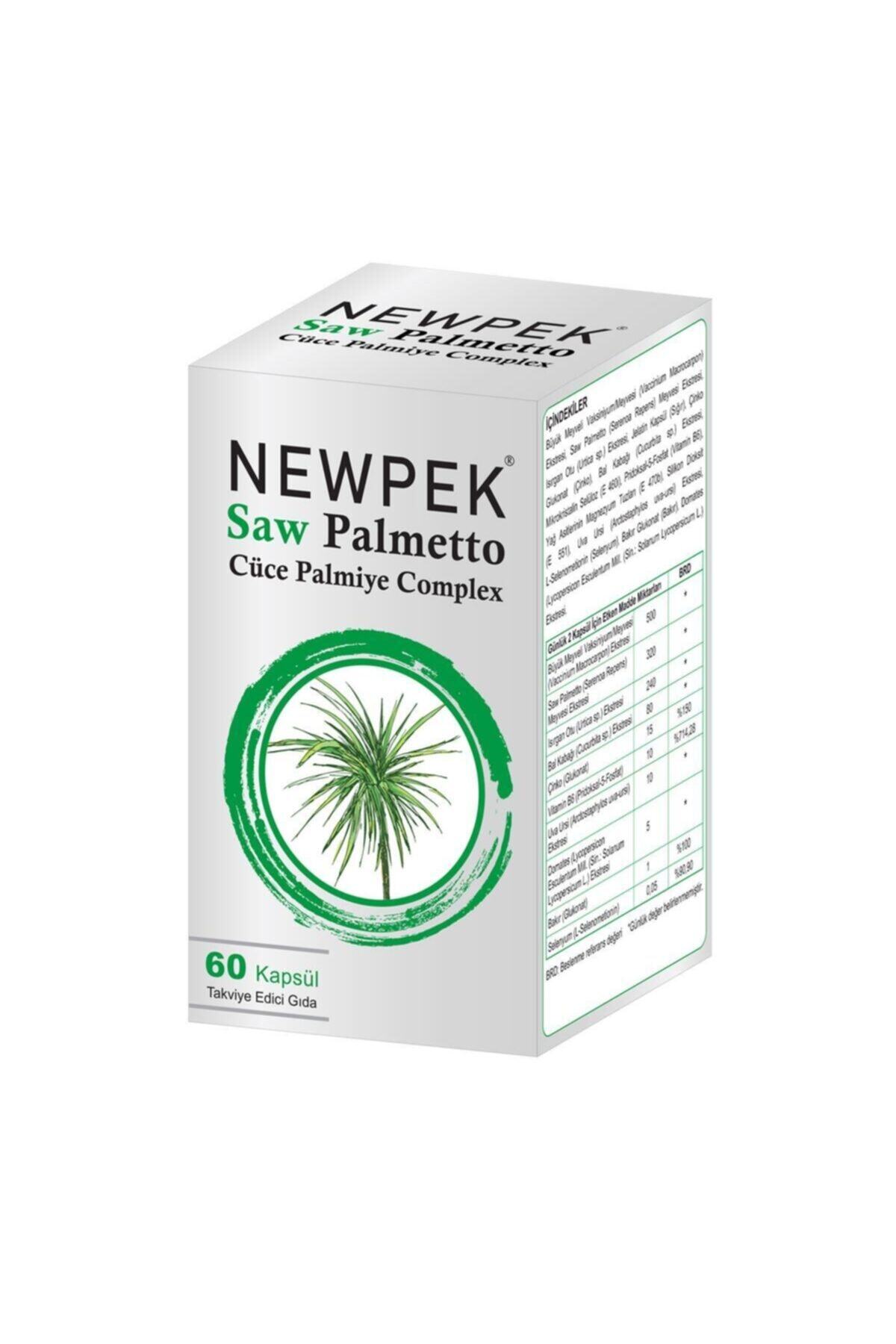 NEWPAK Newpek Saw Palmetto Complex 60 Kapsül